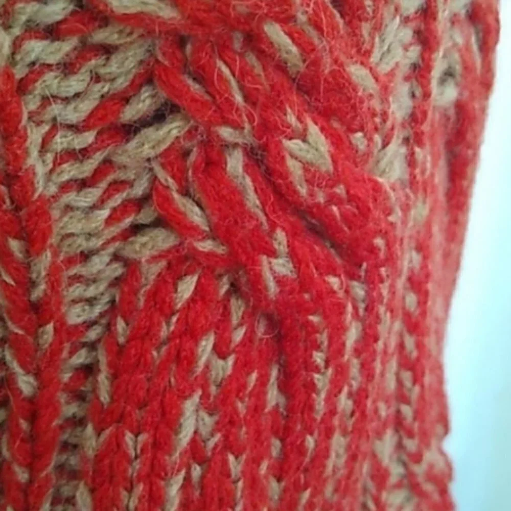 Madewell Chunky Cable Knit Wool Blend Sweater - Picture 11 of 11